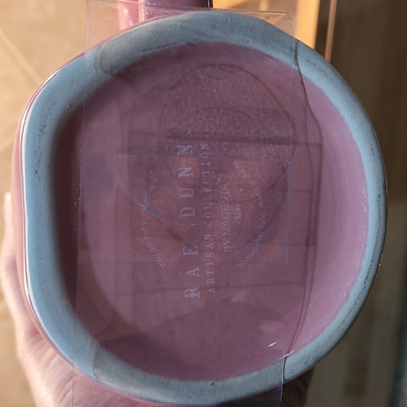 Rae Dunn "I Don't Give A Flock" Coffee Mug with Flamingo topper - Picture 3 of 3